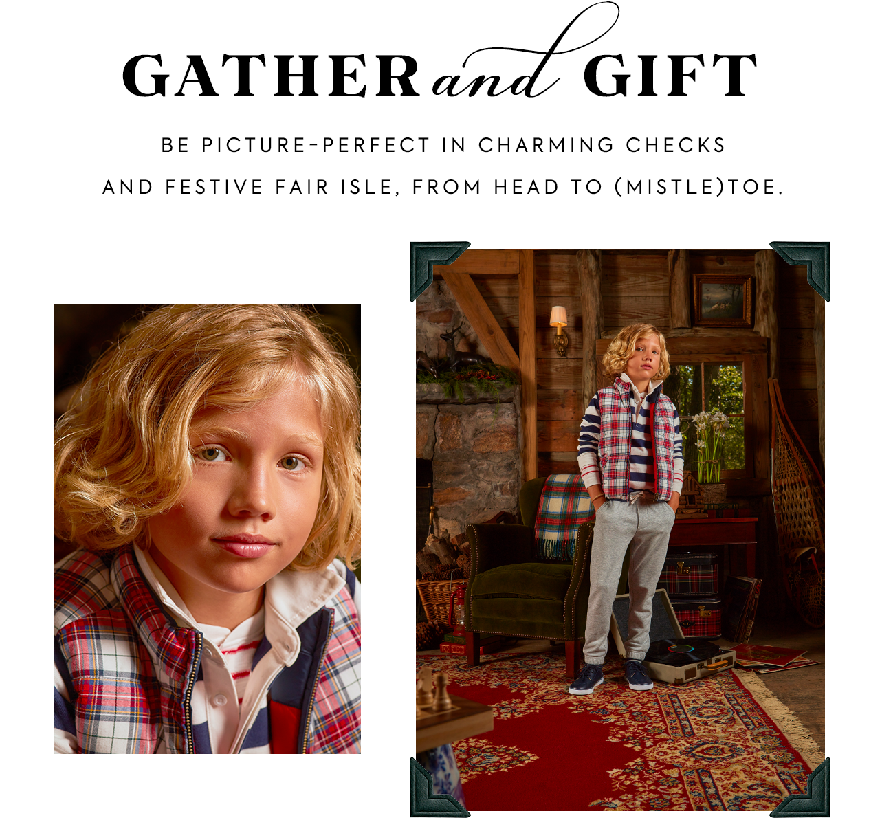 Boys Gather and Gift Collection at Janie and Jack.